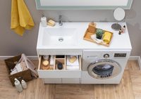 Товар: Тумба с раковиной Aquanet Токио 130 L 239215 Белая - фото 18 Тумба с раковиной Aquanet Токио 130 L 239215 Белая — фото 18, Тумбы с раковиной