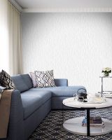 Обои Solo Anemone 168547-11 Винил на флизелине (1,06*10,05) Белый/Серый, Штукатурка — фото 2, Обои для стен