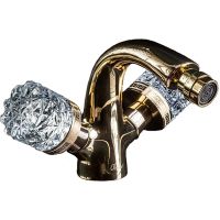 Смеситель для биде Boheme Crystal 296-CRST Золото — фото 1, Смесители
