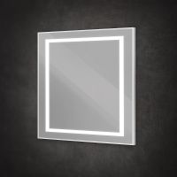 Зеркало BelBagno Kraft 90 SPC-KRAFT-900-800-SENS-AL с подсветкой Сатин с сенсорным выключателем — фото 3, Зеркала в ванную комнату