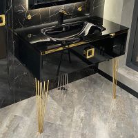 Товар: Тумба под раковину Boheme Armadi Art Lucido 100 770-100-B подвесная Черный глянец - фото 3 Тумба под раковину Boheme Armadi Art Lucido 100 770-100-B подвесная Черный глянец — фото 3, Мебель для ванной