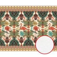 Товар: Фреска Ortograf Arabesque 33437 Фактура бархат FX Флизелин (2*1,6) Зеленый/Бежевый/Розовый, Птицы/Орнамент - фото 1 Фреска Ortograf Arabesque 33437 Фактура бархат FX Флизелин (2*1,6) Зеленый/Бежевый/Розовый, Птицы/Орнамент — фото 1, Фрески