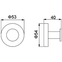 Крючок Timo Saona 13011/17 Золото матовое — фото 5, Крючки для полотенец