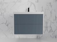 Тумба под раковину Style Line Стокгольм 80 подвесная Графит софт арт-ЛС-00002314 — фото 2, Тумбы под раковину