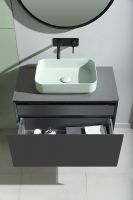 Тумба под раковину Allen Brau Infinity 85 1.21002.AM подвесная Антрацит матовый — фото 22, Тумбы под раковину