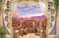 Фреска Ortograf Восток 20853 Фактура бархат FX Флизелин (4,2*2,7) Разноцветный, Город/Пейзаж арт-20853 (бархат FX) — фото 2, Фрески