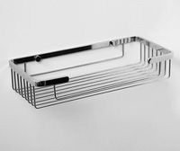 Полка корзина WasserKRAFT K-722 Хром — фото 2, Полки для ванной и душа