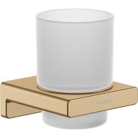 Стакан для зубных щеток Hansgrohe AddStoris 41749140 Шлифованная бронза — фото 1, Стаканы для зубных щеток