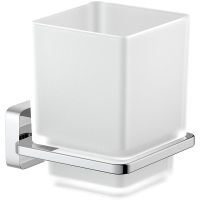 Стакан для зубных щеток Aquatek Либра AQ4304CR Хром — фото 1, Стаканы для зубных щеток