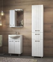 Шкаф пенал Vigo Diana 40 pn.DIA.40 Белый — фото 7, Пеналы для ванной комнаты