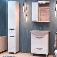 Зеркало со шкафом Vigo Callao 60 L z.CAL.60.L.El с подсветкой Белое — фото 4, Зеркальные шкафы в ванную