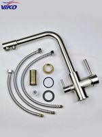 Смеситель для кухни Viko V-5054 Серебро — фото 7, Смесители для кухни