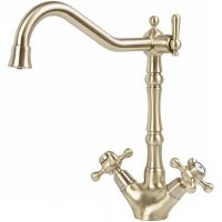 Смеситель для кухни Kaiser Carlson Style 44133-1 Бронза — фото 1, Смесители