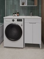 Тумба с раковиной Orange Sistema 110 R STD-110TUW+RAR Белая — фото 2, Тумбы с раковиной