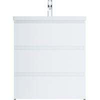 Тумба под раковину AM.PM Gem S 75 M91FSX0752WG Белая — фото 10, Тумбы под раковину