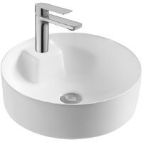 Раковина Aquatek Европа 40 AQ5212-MW Белая матовая — фото 1, Раковины накладные