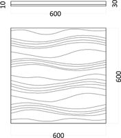 Товар: Гипсовая 3д панель Artpole Force M-0001B 600x600 мм - фото 8 Гипсовая 3д панель Artpole Force M-0001B 600x600 мм — фото 8, Гипсовые 3Д панели