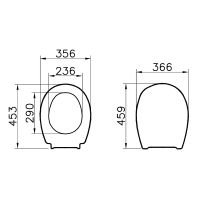 Сиденье для унитаза Vitra Universal 115-003-001 Белое — фото 4, Сиденья для унитаза