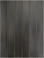 Керамическая плитка Equipe Massimo Dark Black 31578 настенная 5х40 см — фото 1, Керамическая плитка