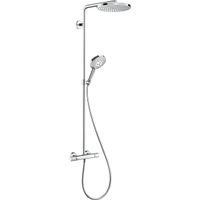 Душевая система Hansgrohe Raindance Select S 27633000 с термостатом Хром — фото 1, Душевые стойки