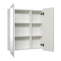 Зеркальный шкаф Runo Эрика 70 УТ000003320 Белый — фото 2, Зеркальные шкафы в ванную