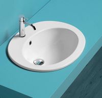 Раковина Simas Top E Lavabi D Arredo 54 S52bi*1 Белая — фото 2, Раковины встраиваемые сверху