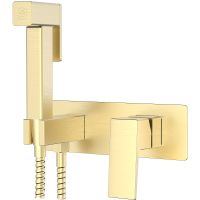 Гигиенический душ со смесителем Splenka S01.52.03 Золото матовое — фото 1, Душевое оборудование. Душевая программа