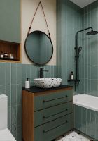 Керамическая плитка Decocer Liguria Green настенная 7,5х30 см арт-С0005598 — фото 2, Керамическая плитка
