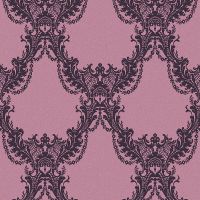 Обои LOYMINA Boudoir GT6 020 Флизелин (1*10,05) Сиреневый/Коричневый/Черный, Дамаск — фото 1, Обои для стен