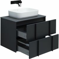 Тумба под раковину Allen Brau Reality 70 1.32004.AM подвесная Антрацит матовый — фото 10, Тумбы под раковину