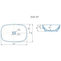 Товар: Раковина-чаша Кировит Купер 560 Белая - фото 6 Раковина-чаша Кировит Купер 560 Белая — фото 6, Раковины накладные