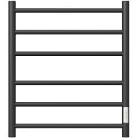 Электрический полотенцесушитель Point Аврора PN10846B П6 400x600 диммер справа Черный — фото 1, Электрические полотенцесушители