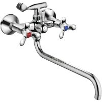 Смеситель для ванны Frap H12 F2612 универсальный Хром — фото 1, Смеситель для ванны