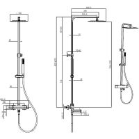 Товар: Душевая система Allen Brau Infinity 5.21029-31 Черная матовая - фото 2 Душевая система Allen Brau Infinity 5.21029-31 Черная матовая — фото 2, Душевое оборудование. Душевая программа