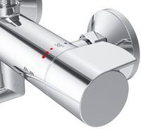 Смеситель для ванны AM.PM X-Joy F85A50900 универсальный с термостатом Хром — фото 2, Смеситель для ванны