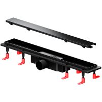 Душевой лоток AM.PM PrimeFlow 60 W02SC-U11-060-04BM с Черной матовой решеткой / под плитку Tile — фото 4, Душевые лотки