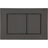 Клавиша смыва Black&White Universe WPI-09530GM 09530 Matt Gun Metal — фото 1, Комплектующие для душевого оборудования