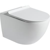 Унитаз SantiLine SL-5002MW подвесной с сиденьем Микролифт — фото 1, Подвесные унитазы