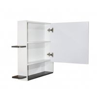 Товар: Зеркальный шкаф Mixline Сура 70 539803 Серый Белый - фото 2 Зеркальный шкаф Mixline Сура 70 539803 Серый Белый — фото 2, Мебель для ванной