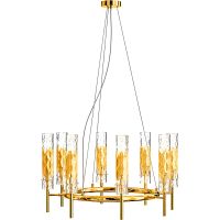 Люстра Crystal Lux Primavera SP8 Gold Прозрачный Золото — фото 1, Люстры