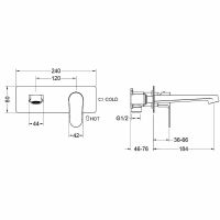 Товар: Смеситель для раковины Aquatek Оберон AQ1213CR Хром - фото 4 Смеситель для раковины Aquatek Оберон AQ1213CR Хром — фото 4, Смесители для раковины