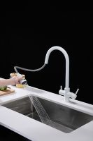 Смеситель для кухни Paulmark Lange La214212-431 Белый матовый — фото 6, Смесители для кухни