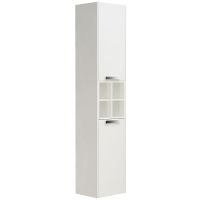 Шкаф пенал Roca Lago 35 857297806 подвесной Белый глянец — фото 1, Мебель для ванной