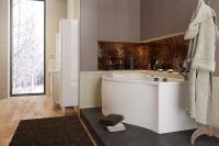 Акриловая ванна Marka One Gracia 170х100 L 01гр1710л без гидромассажа — фото 3, Акриловые ванны