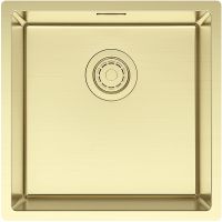 Кухонная мойка Paulmark Lassan 44 Uni LA44-LG Светлое золото — фото 1, Кухонные мойки