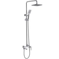 Душевая система Bravat Arden F6351385CP-A1-RUS Хром — фото 1, Душевые стойки