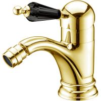 Смеситель для биде Boheme Tradizionale Nero 256 Золото — фото 1, Смесители