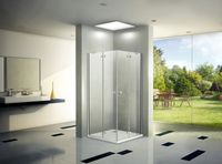 Товар: Душевой уголок WeltWasser WW200 Q22 90x90 10000002932 профиль Хром стекло прозрачное - фото 2 Душевой уголок WeltWasser WW200 Q22 90x90 10000002932 профиль Хром стекло прозрачное — фото 2, Душевые уголки