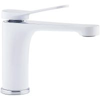 Смеситель для раковины Frap H45 F1045 Белый Хром — фото 1, Смесители для раковины