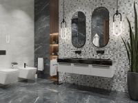 Керамическая плитка Primavera Perfect Silver A glossy GL01A настенная 30x90 см — фото 2, Керамическая плитка